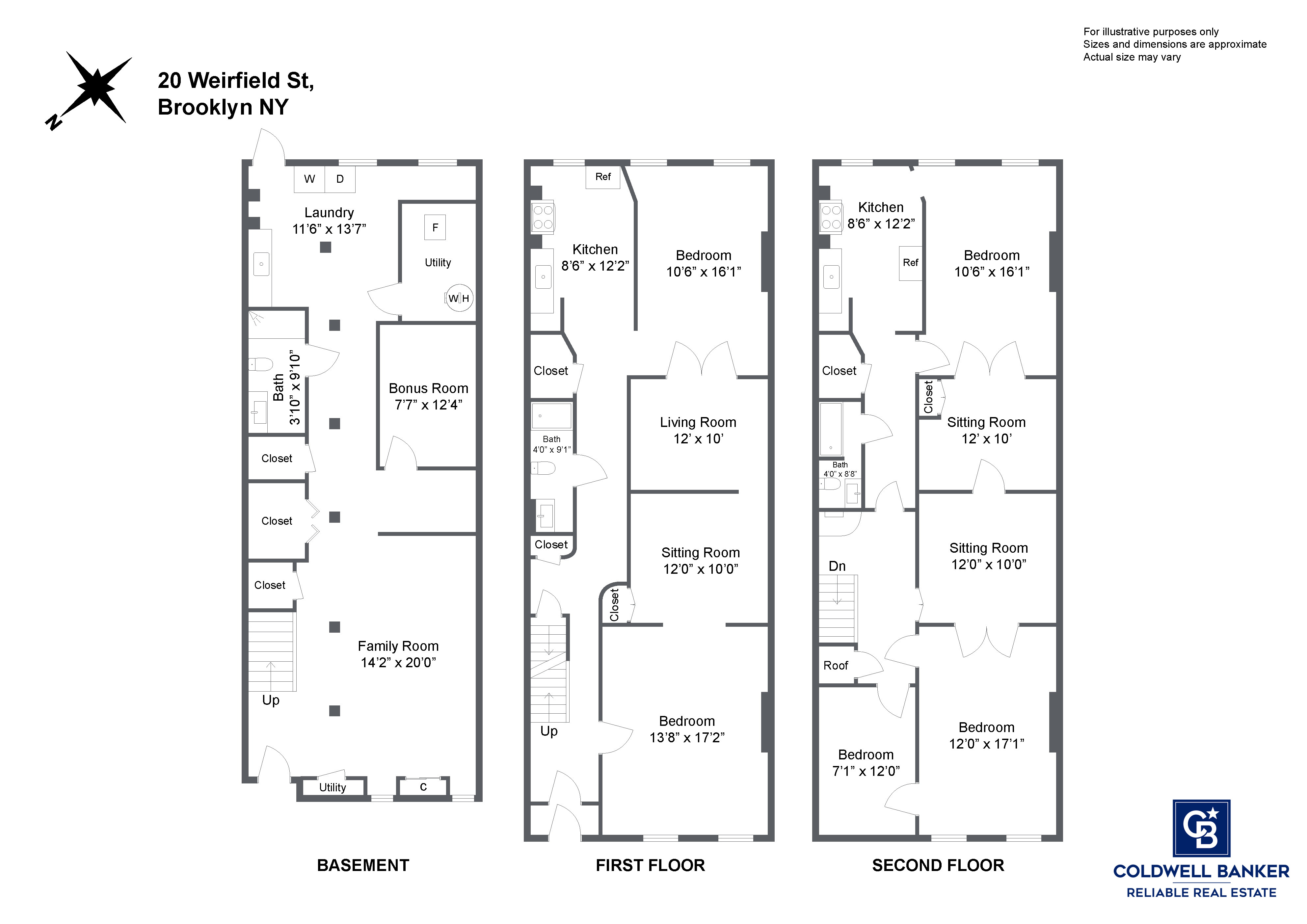 20 Weirfield Street Brooklyn, NY 11221 - Photo 12 of 12 a picture of a floor plan