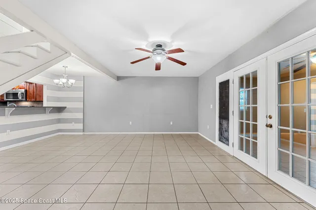 a view of an empty room