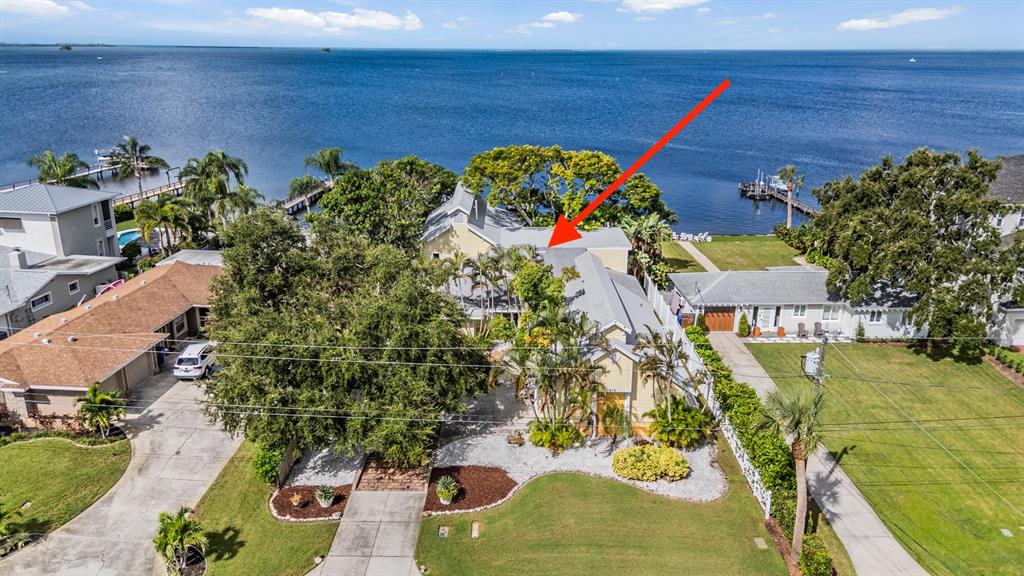 615 North Mayo Street Palm Harbor, FL 34683 - Photo 58 of 73 an aerial view of a house with swimming pool