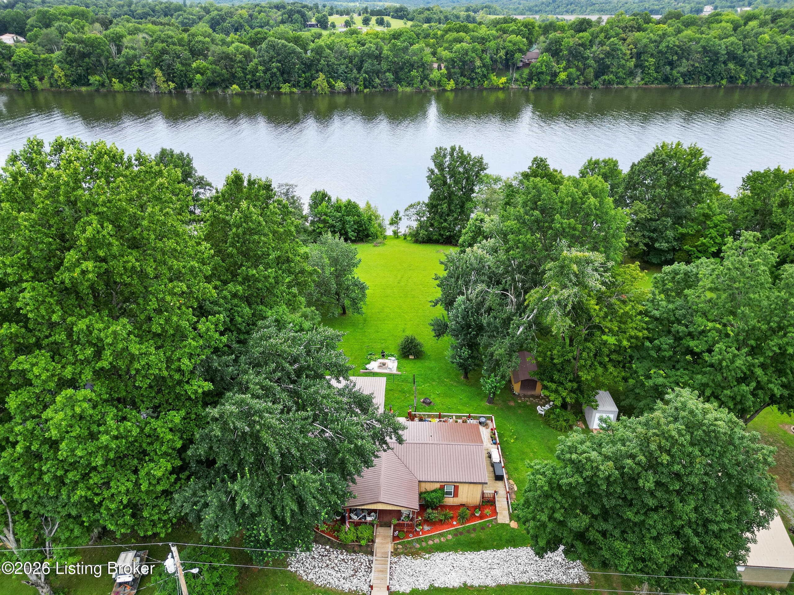 370 Circle Hill Road Falls Of Rough, KY 40119 - Photo 1 of 51 Top of house to lake 2
