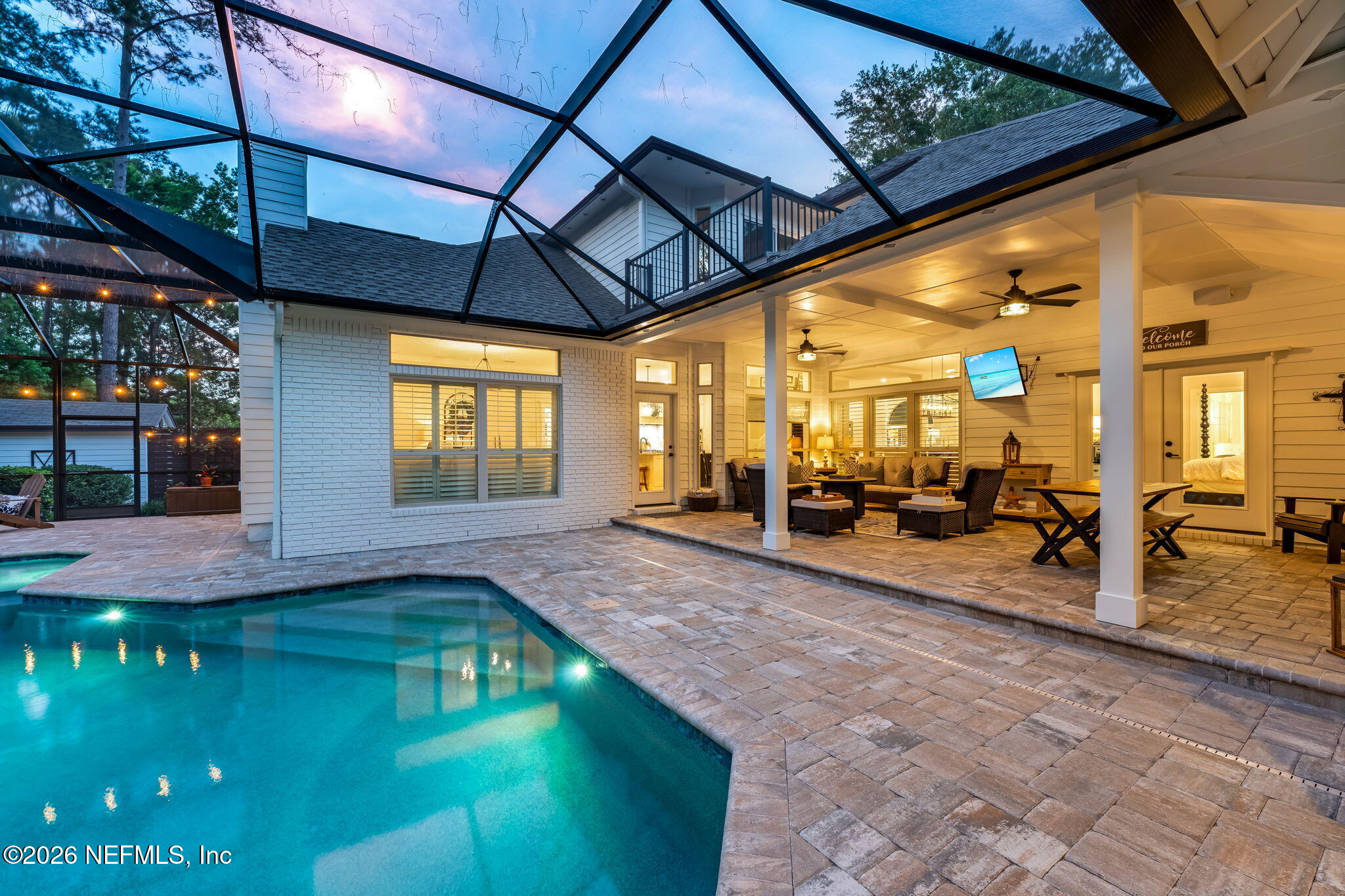 1204 Creek Bend Road St. Johns, FL 32259 - Photo 76 of 107 a view of swimming pool with outdoor seating