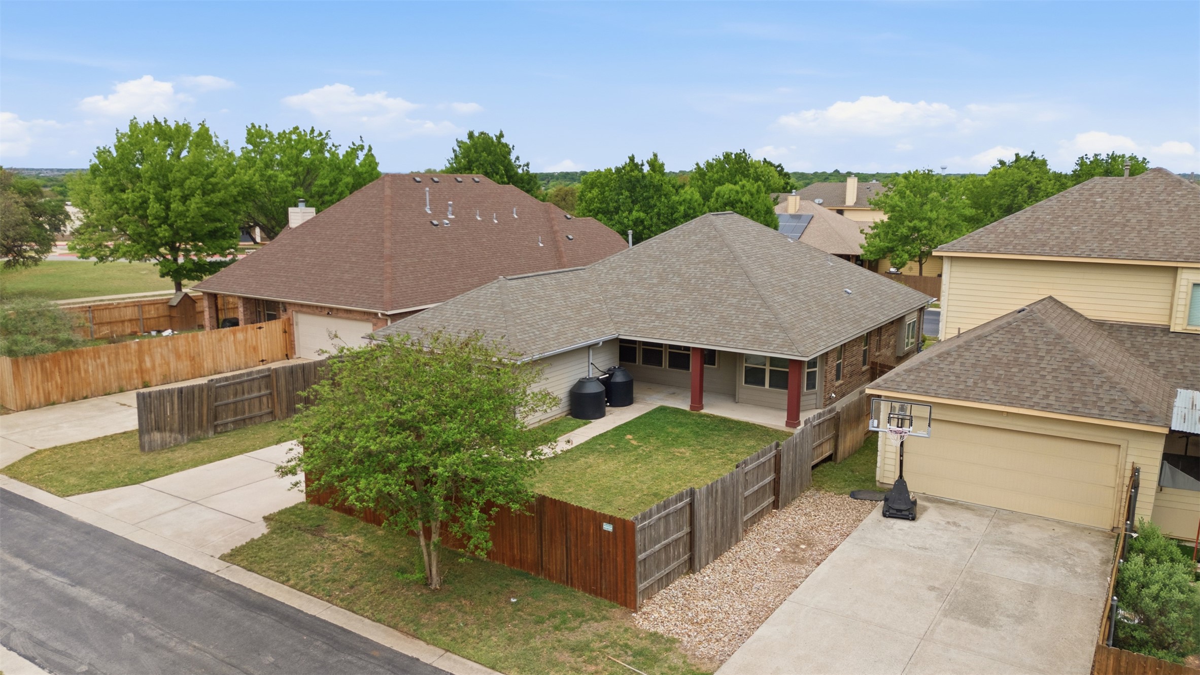 339 Sycamore Street Georgetown, TX 78633 - Photo 26 of 28 View from above of property