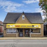 a view of a house with a outdoor space