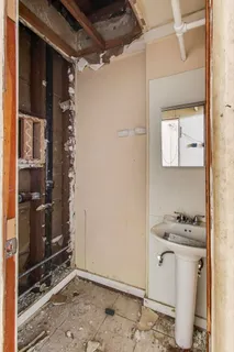 a room with storage and utility