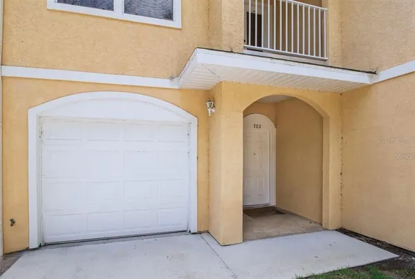 a view of front door