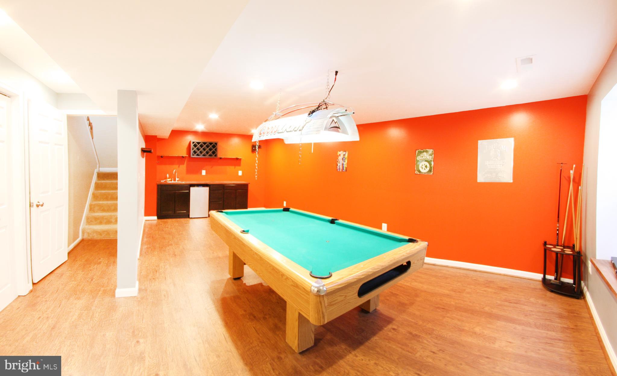 133 Myrtle Avenue Severn, MD 21144 - Photo 19 of 34 Lower level recreation room, pool table conveys!