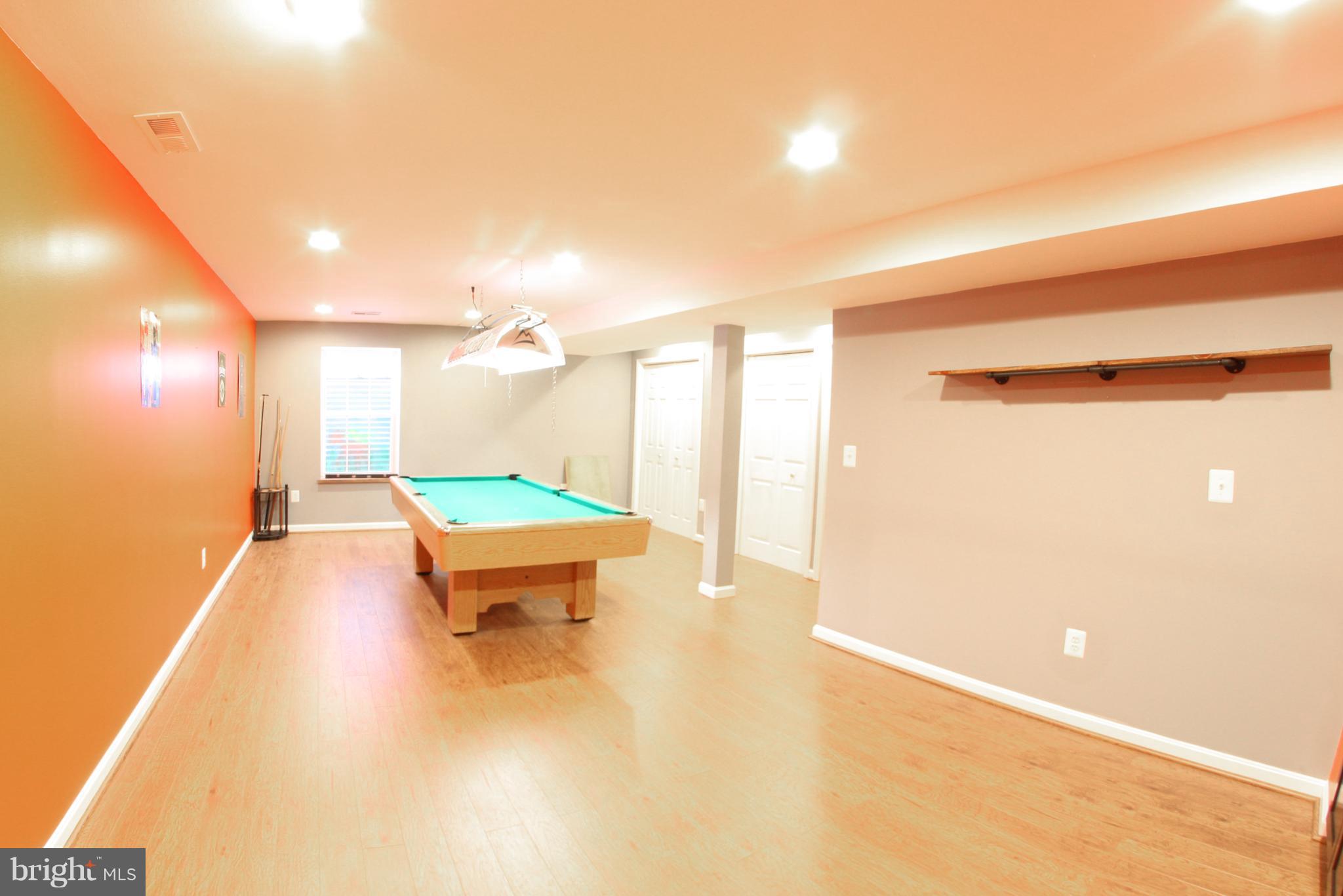 133 Myrtle Avenue Severn, MD 21144 - Photo 20 of 34 Lower level recreation room, pool table conveys!