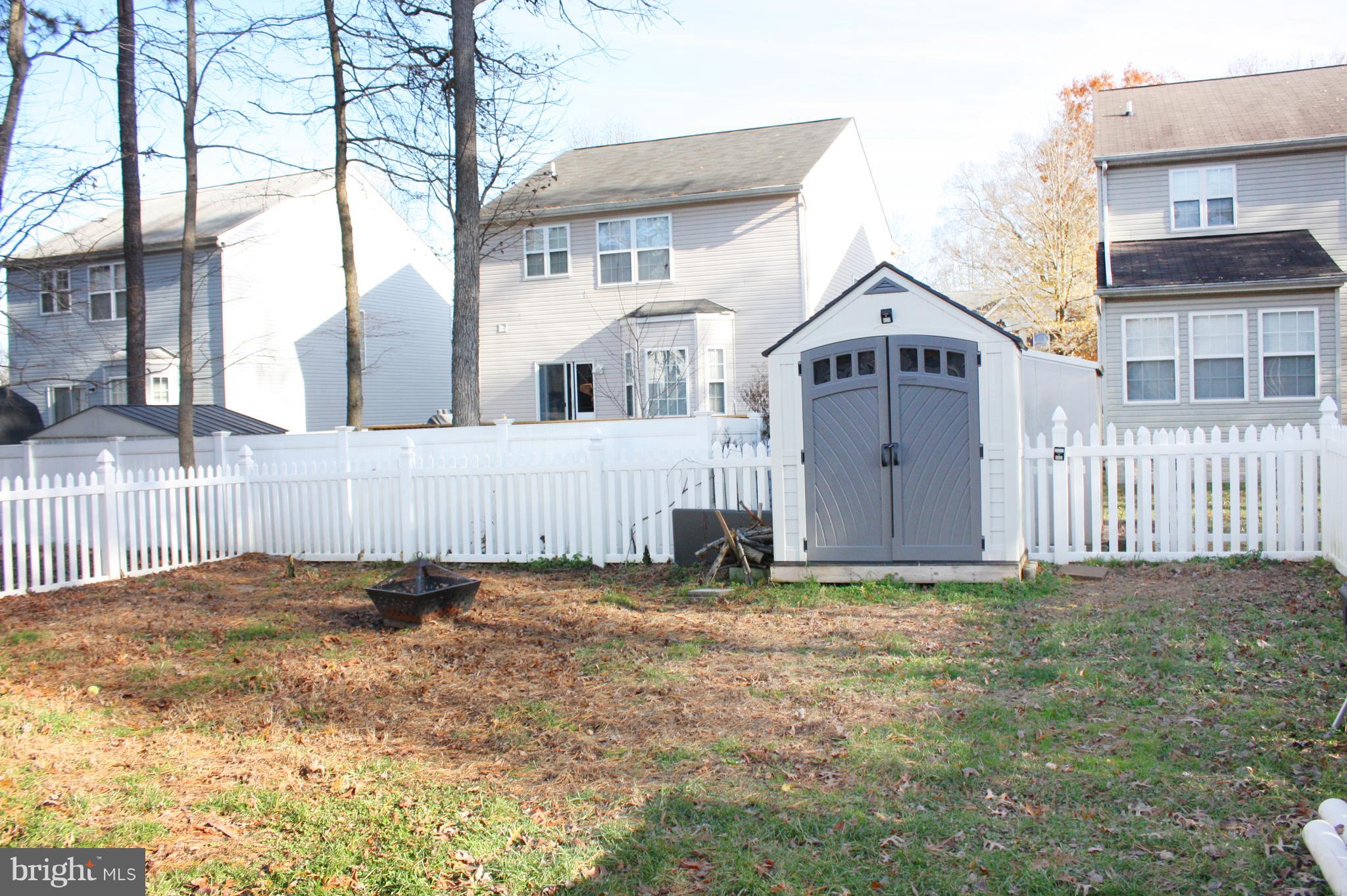 133 Myrtle Avenue Severn, MD 21144 - Photo 32 of 34 Shed and fenced yard with vinyl fencing