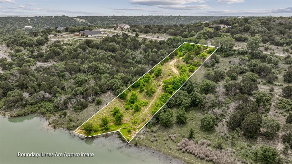 1165 Anchor Way Bluff Dale, TX 76433 - Photo 11 of 40 a view of a yard with a lake view