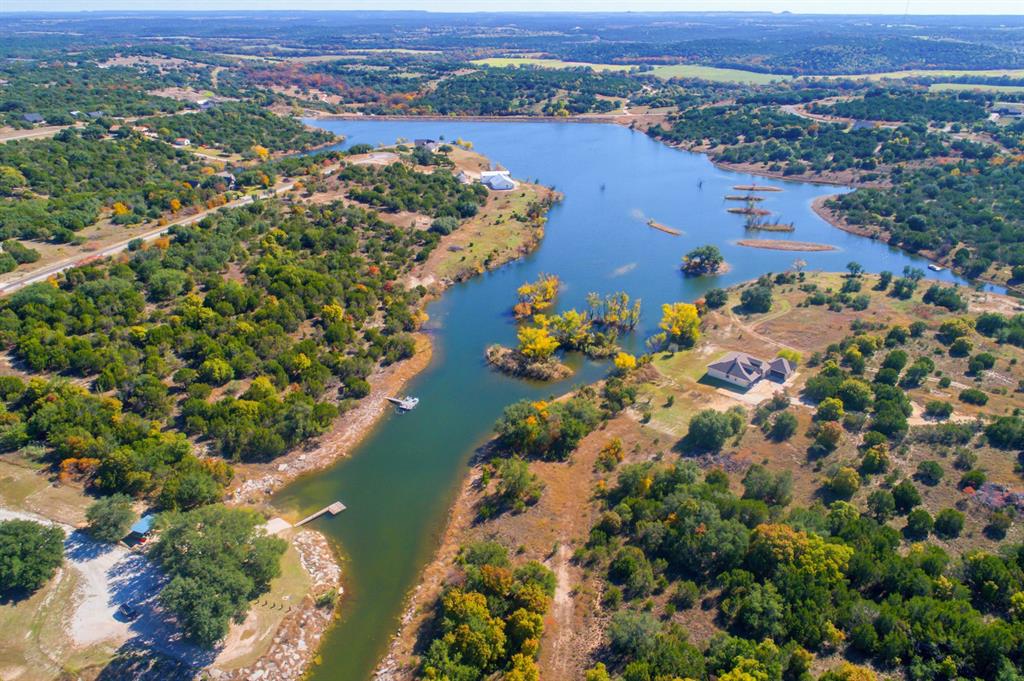 1165 Anchor Way Bluff Dale, TX 76433 - Photo 38 of 40 an aerial view of city and lake view