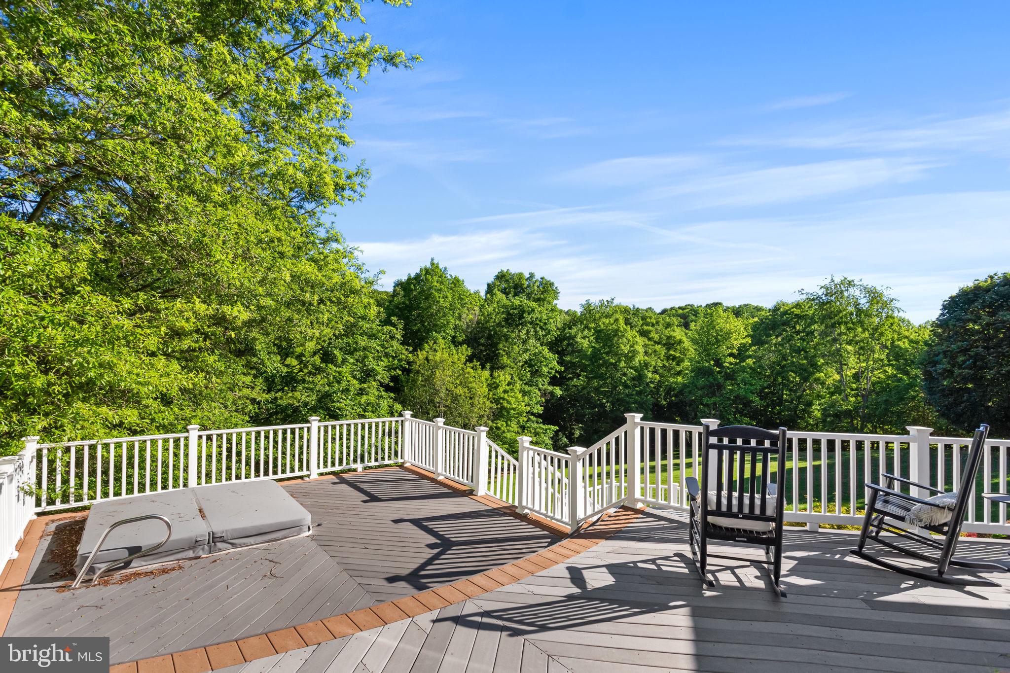 2420 Prices Distillery Road Clarksburg, MD 20871 - Photo 36 of 57 Private Rear Deck with Hot Tub