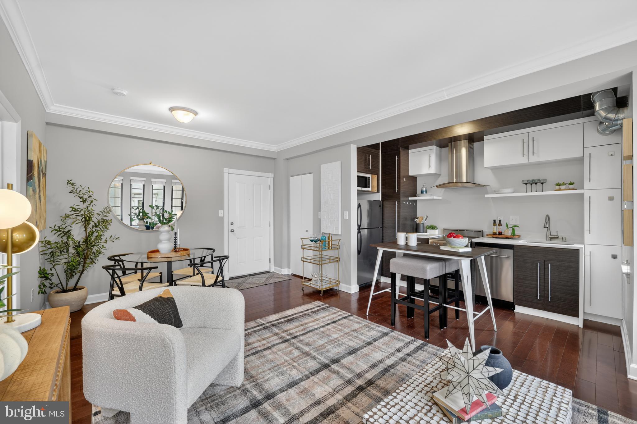 1701 16th Street Northwest, Unit 627 Washington, DC 20009 - Photo 12 of 29 Great space & flow for living & entertaining