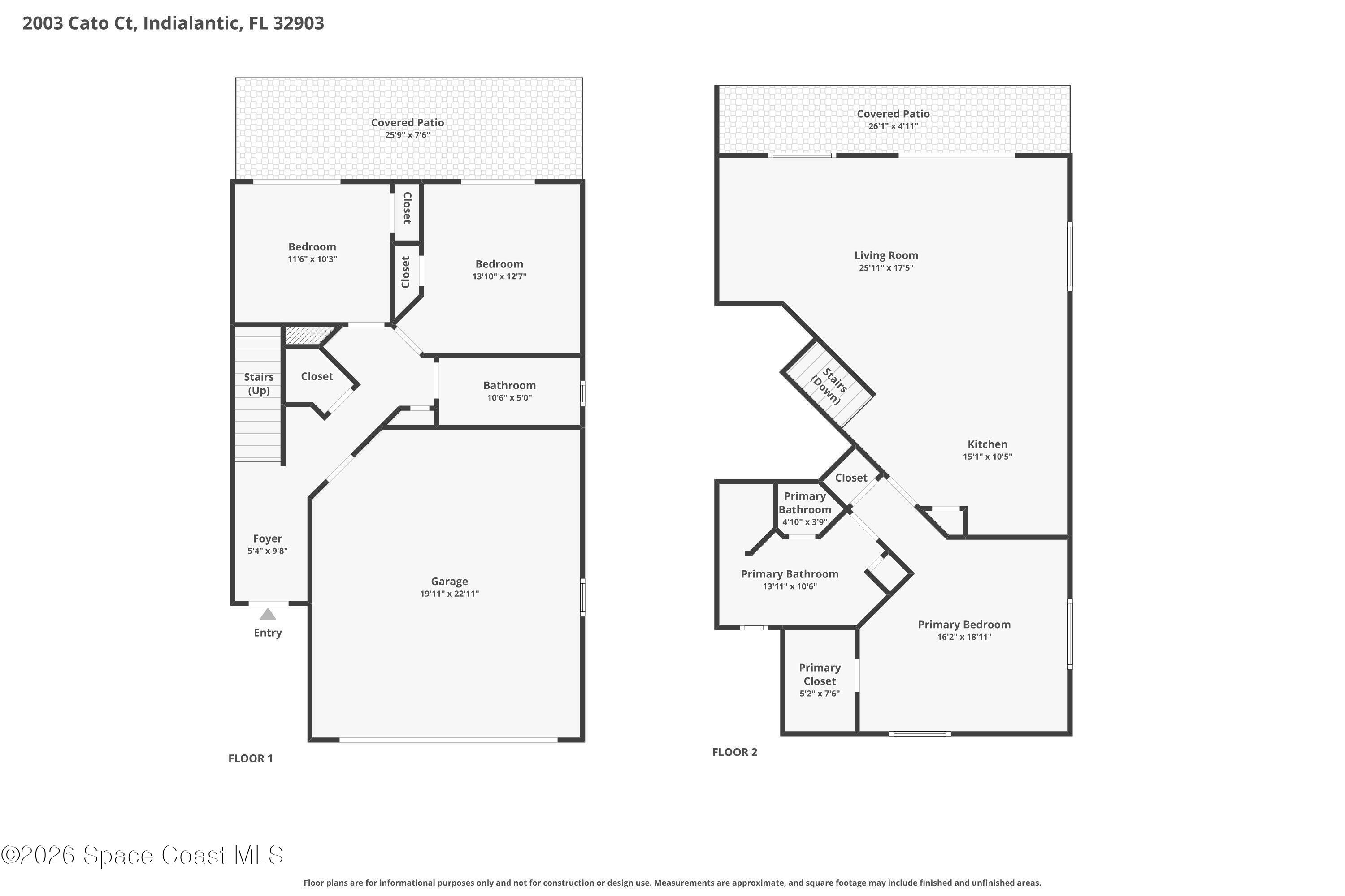 2003 Cato Court, Unit F8 Indialantic, FL 32903 - Photo 39 of 41 Combined floor plan