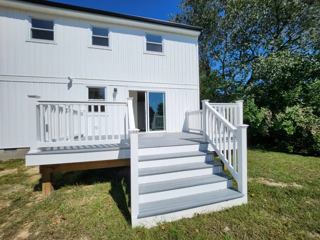 a view of deck and patio