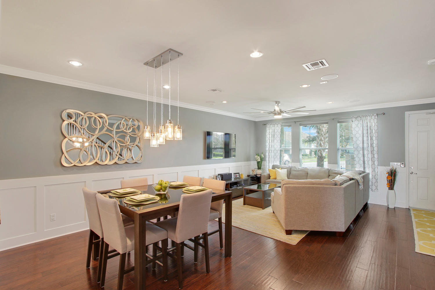 2706 Avalon Way Jupiter, FL 33458 - Photo 8 of 28 a living room with furniture and wooden floor