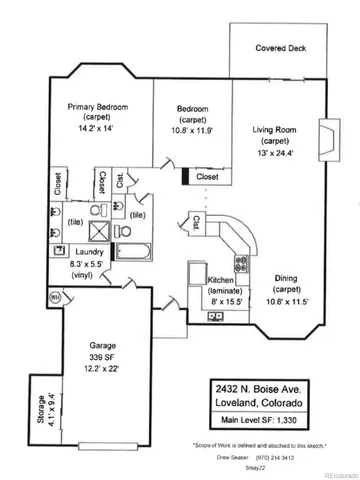 $419,000 | 2432 North Boise Avenue, Loveland, CO 80538