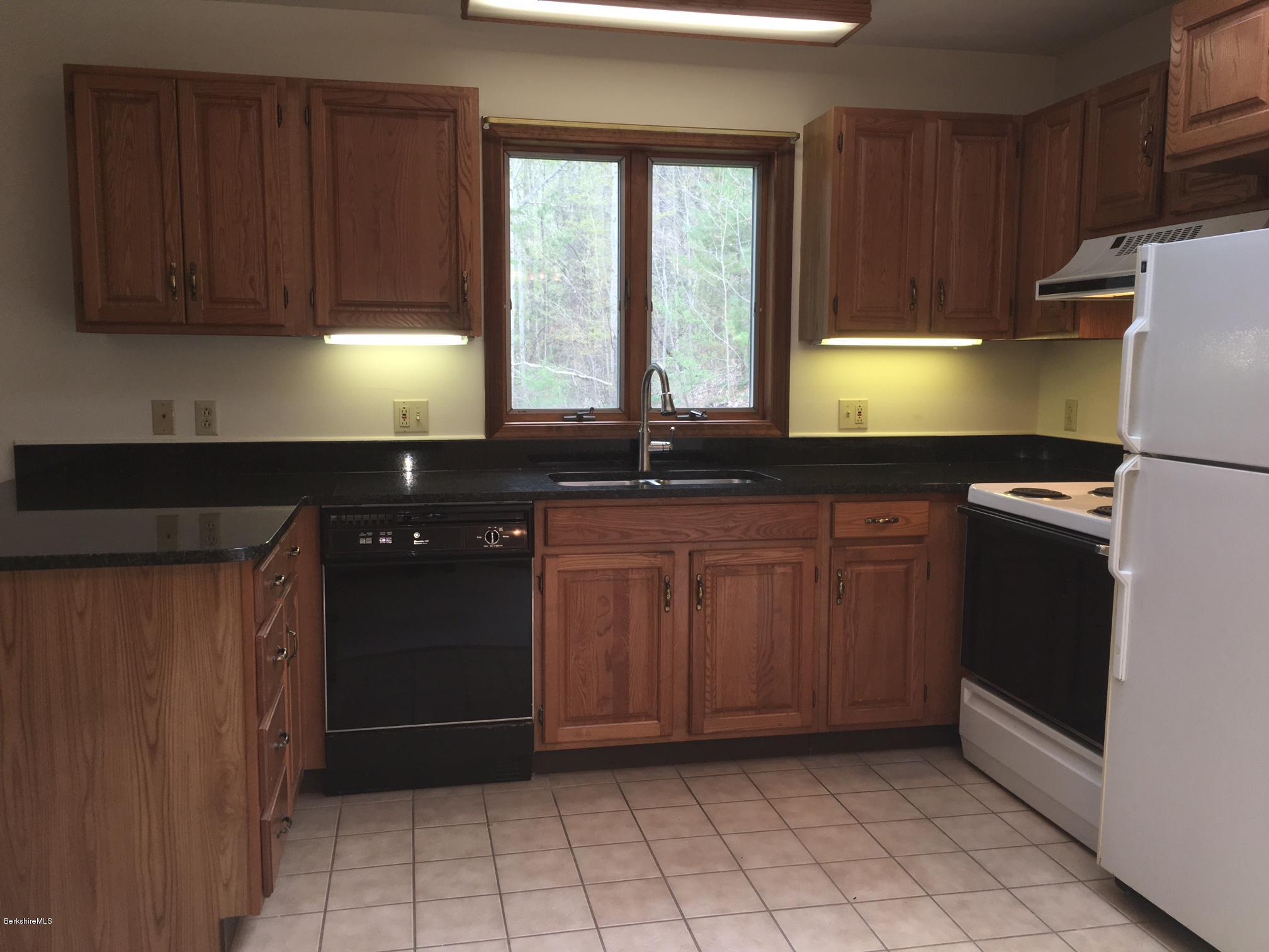 145 Maple Street, Unit 2 Lee, MA 01238 - Photo 3 of 16 a kitchen with a sink and a refrigerator