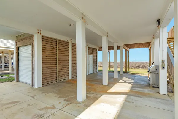 a view of a balcony