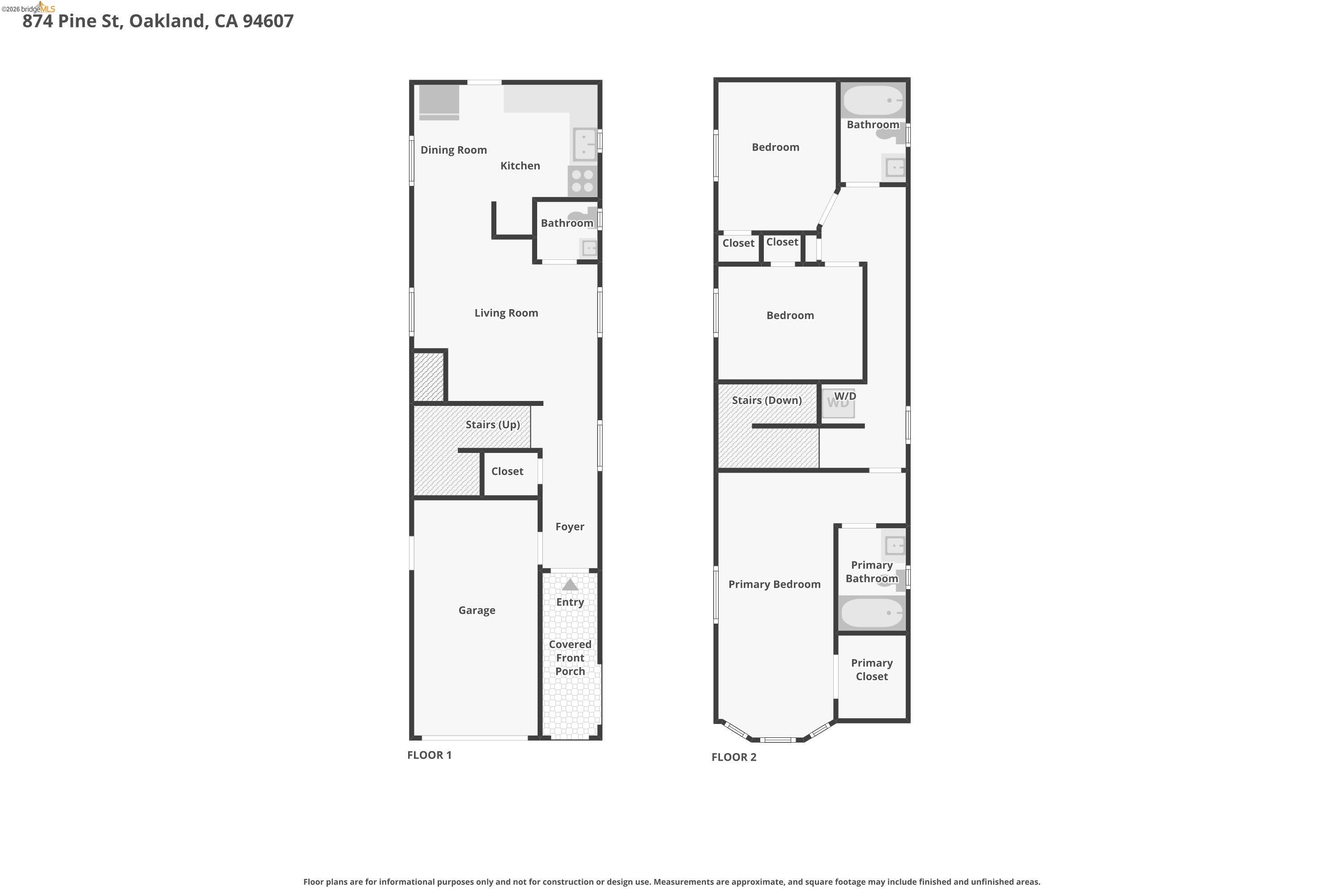 874 Pine Street Oakland, CA 94607 - Photo 39 of 39 Floor plan