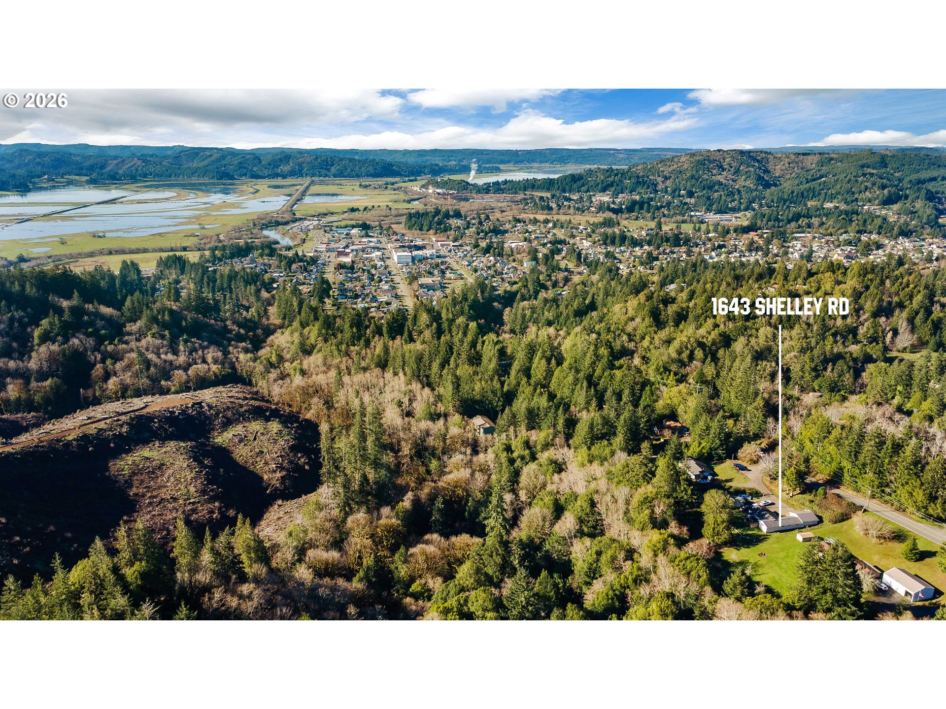 1643 Shelley Road Coquille, OR 97423 - Photo 37 of 39 a view of lake and mountain