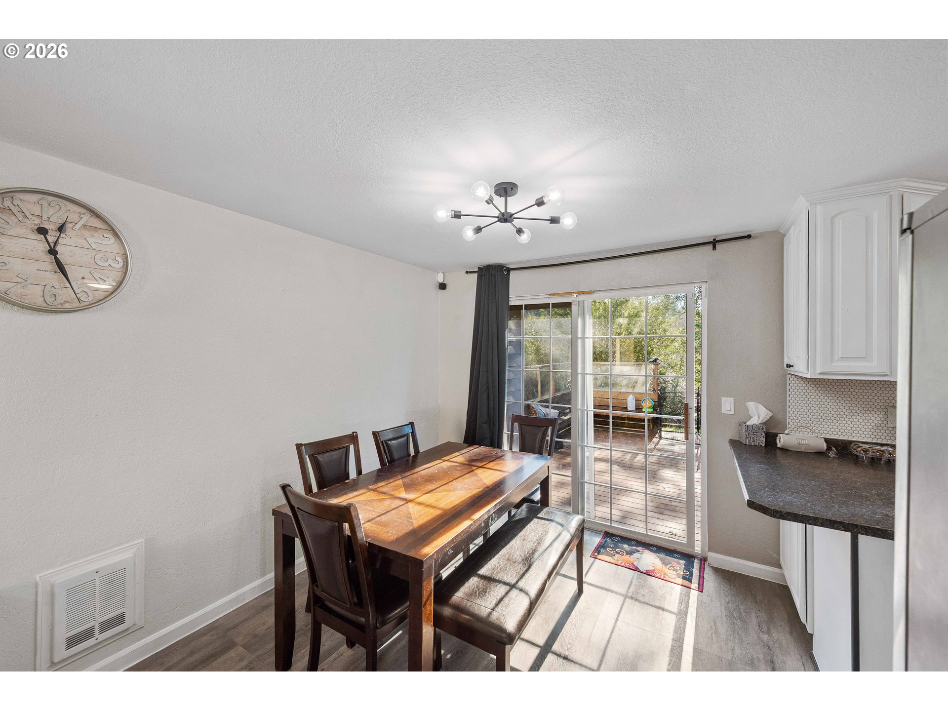1643 Shelley Road Coquille, OR 97423 - Photo 9 of 39 a bedroom with furniture and a chandelier