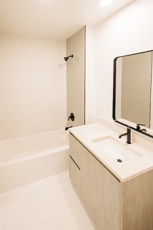 4315 South Congress Avenue, Unit 308 Austin, TX 78745 - Photo 12 of 20 a bathroom with a sink and a mirror