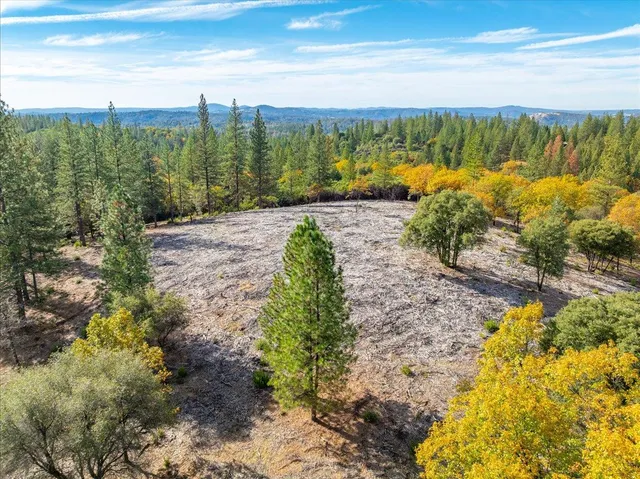 a view of a lake with a mountain
