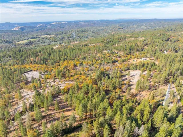a view of city and mountain