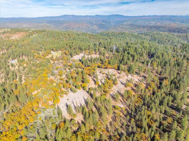 a view of a city with an outdoor space