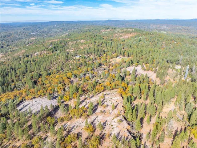 a view of a city with an outdoor space
