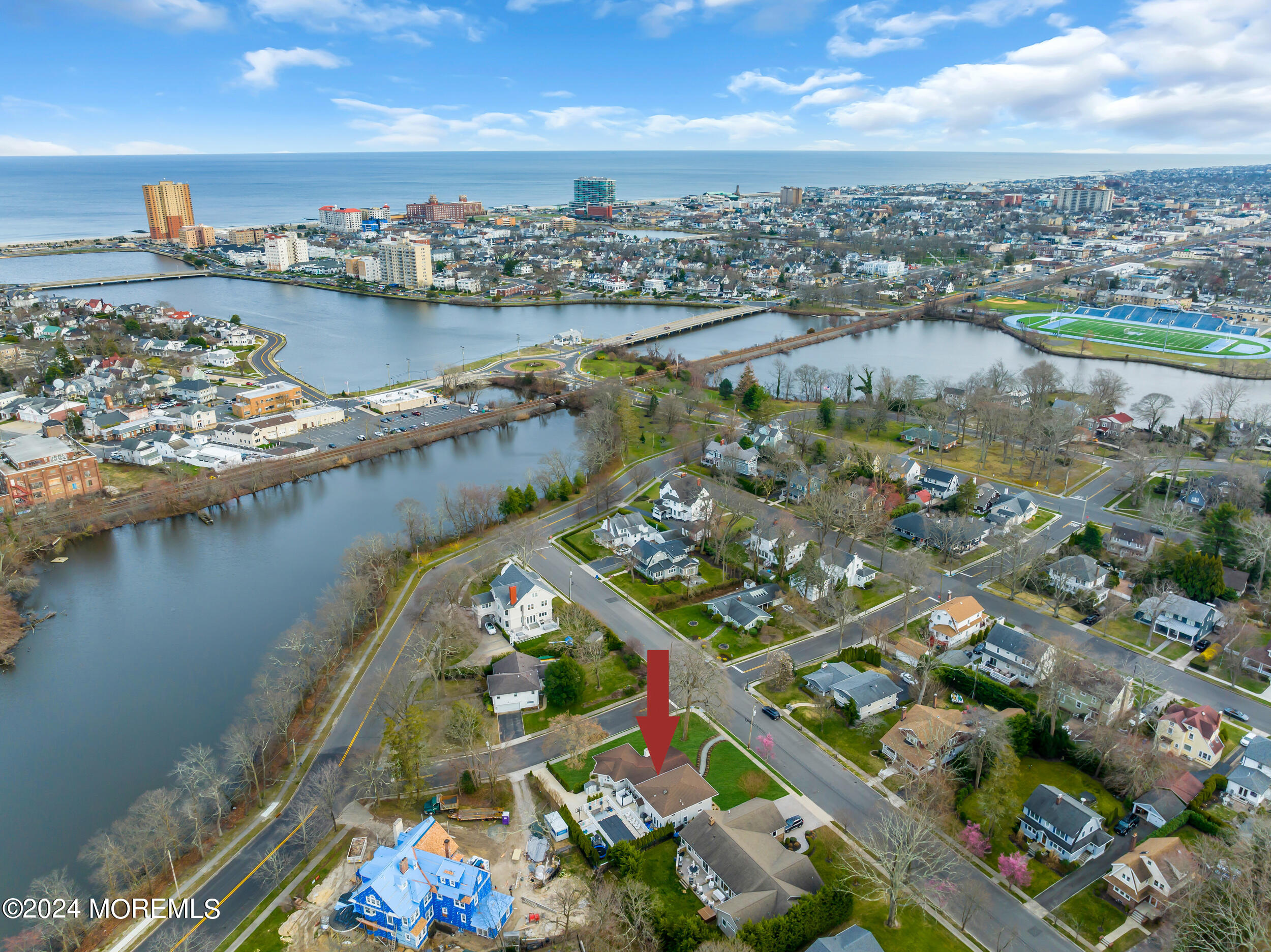 201 Buttermere Avenue Interlaken, NJ 07712 - Photo 37 of 39 a view of a city and an ocean