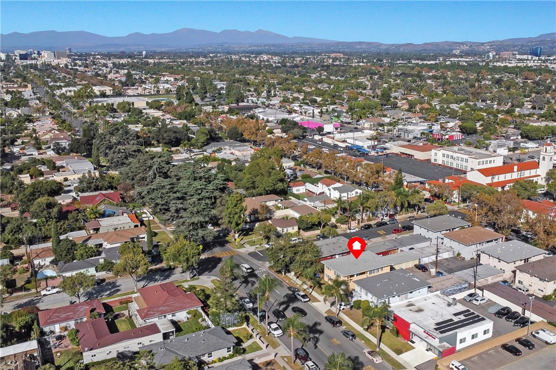 1405 South Broadway Santa Ana, CA 92707 - Photo 1 of 8 an aerial view of residential houses with city view