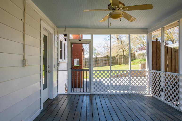 4 Jones Street Cartersville, GA 30120 - Photo 3 of 36 a view of a porch with wooden floor and outdoor space