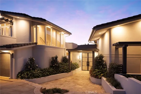 a view of a house with a patio