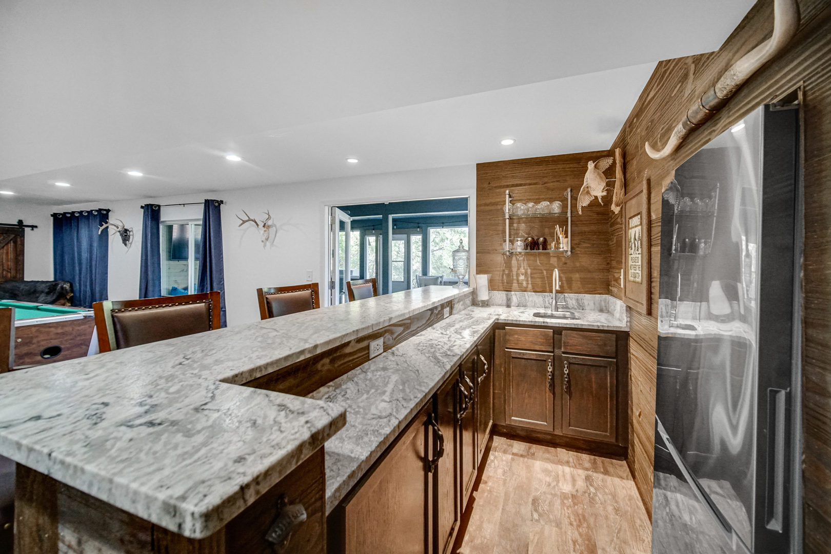 9209 Jasmine Way Fox River Grove, IL 60021 - Photo 35 of 37 a kitchen with granite countertop lots of counter top space and stainless steel appliances
