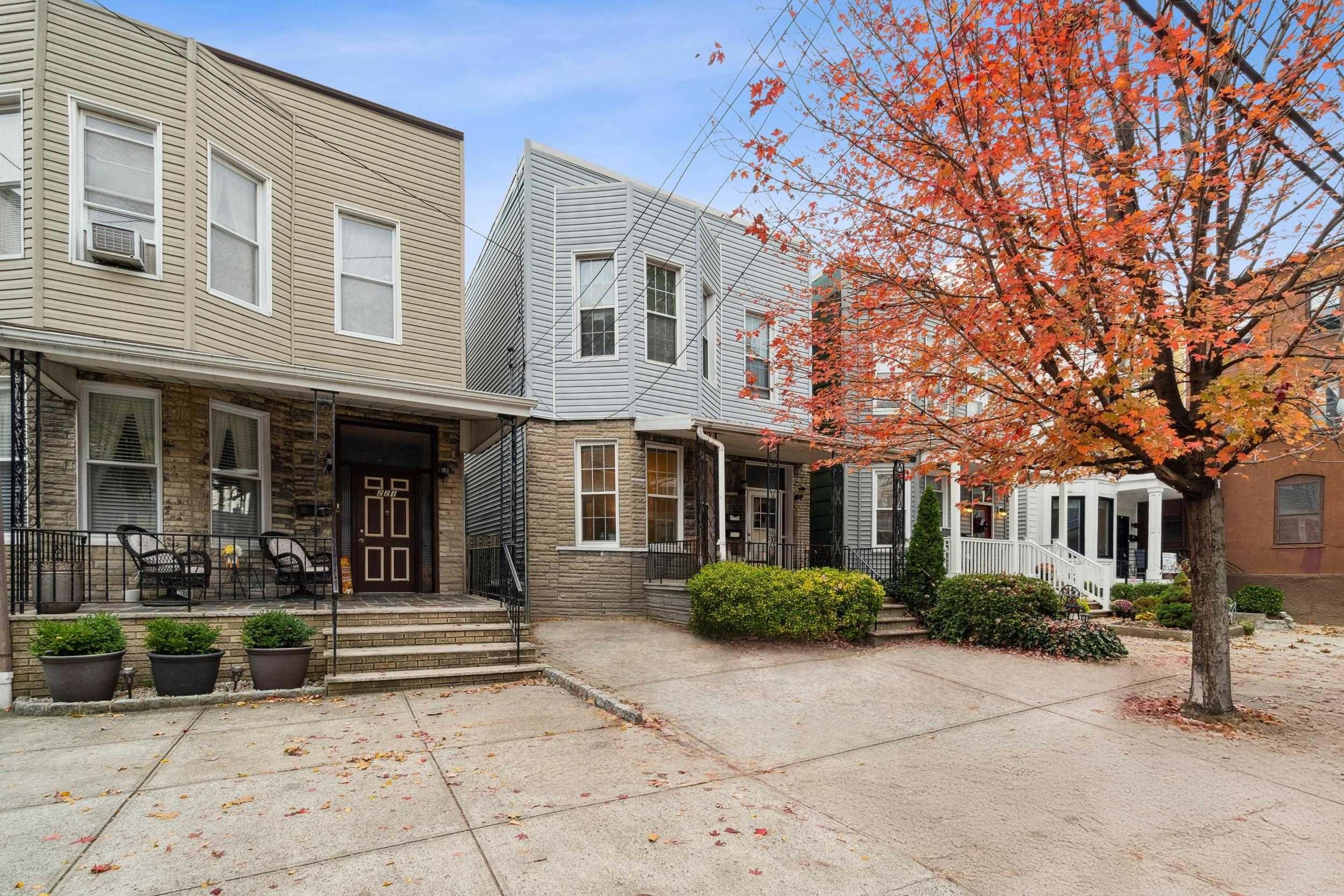 223 Dodd Street, Unit 1 Weehawken, NJ 07086 - Photo 25 of 28 a front view of a house with garden