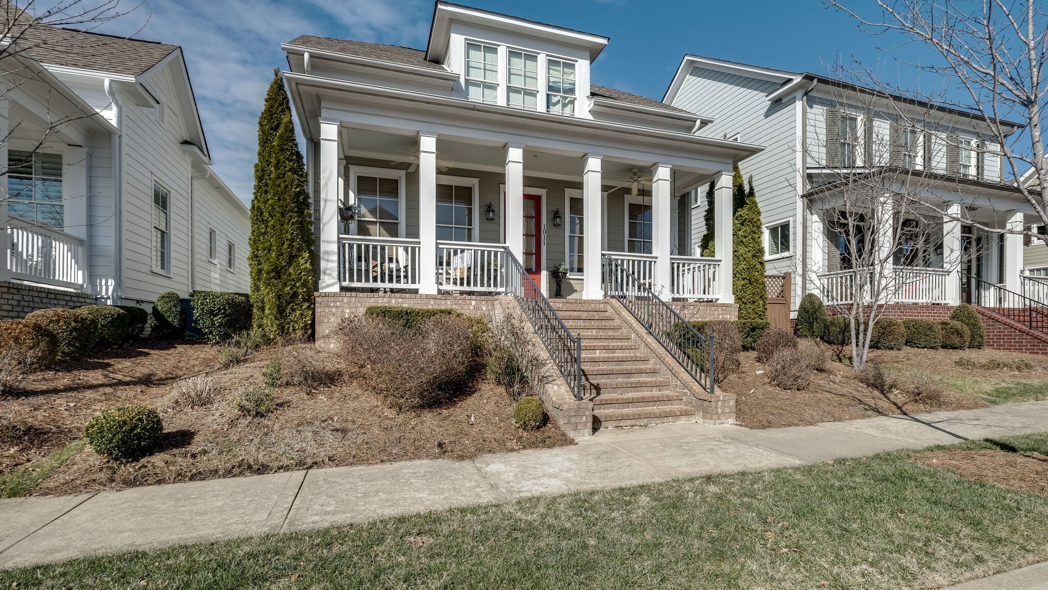1011 Rural Plains Circle Franklin, TN 37064 - Photo 22 of 36 a front view of a house with porch