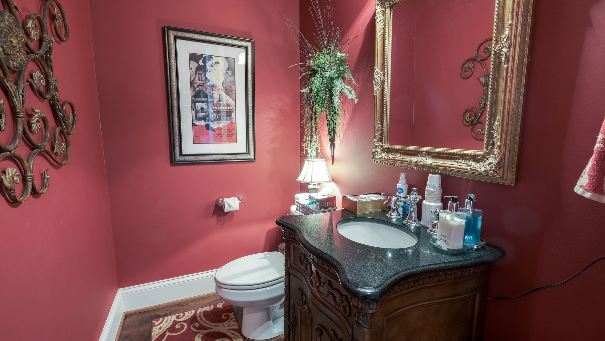 1011 Rural Plains Circle Franklin, TN 37064 - Photo 24 of 36 a bathroom with a toilet sink and mirror