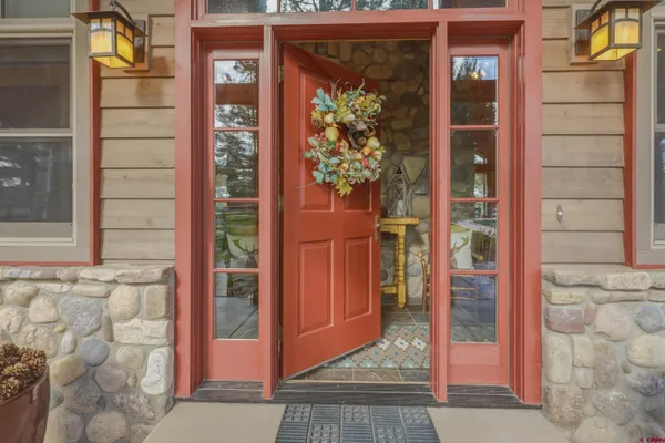 a door view of a house