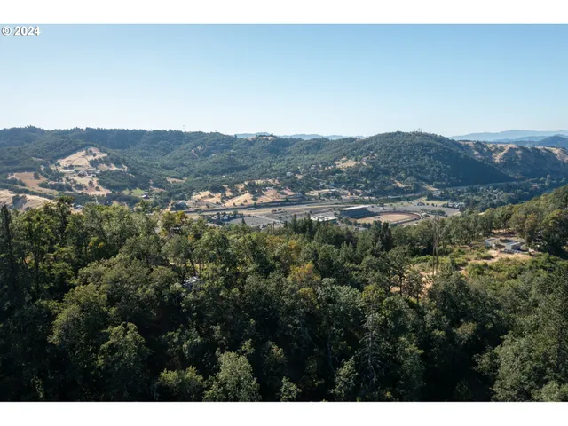 a view of city and mountain