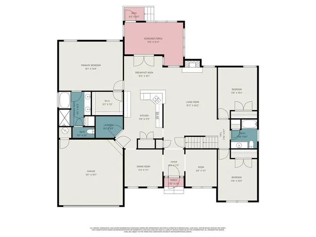 a picture of a bathroom with a shower