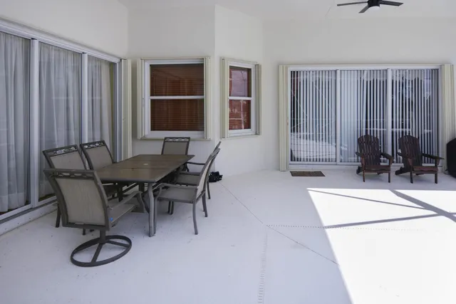 a view of a garden with a tree