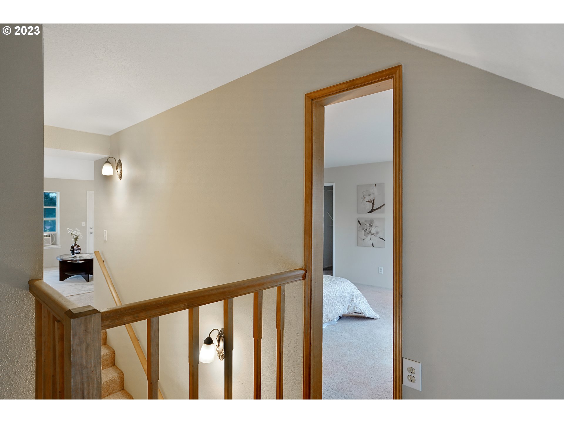 8415 Southwest Curry Drive, Unit A Wilsonville, OR 97070 - Photo 18 of 36 a view of hallway with wooden floor