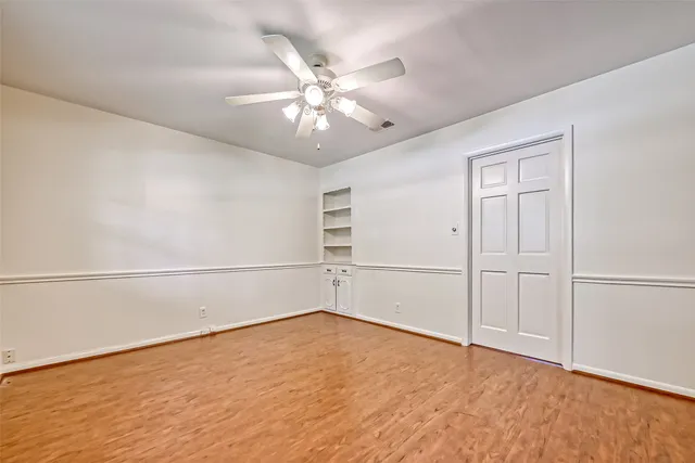 wooden floor in an empty room