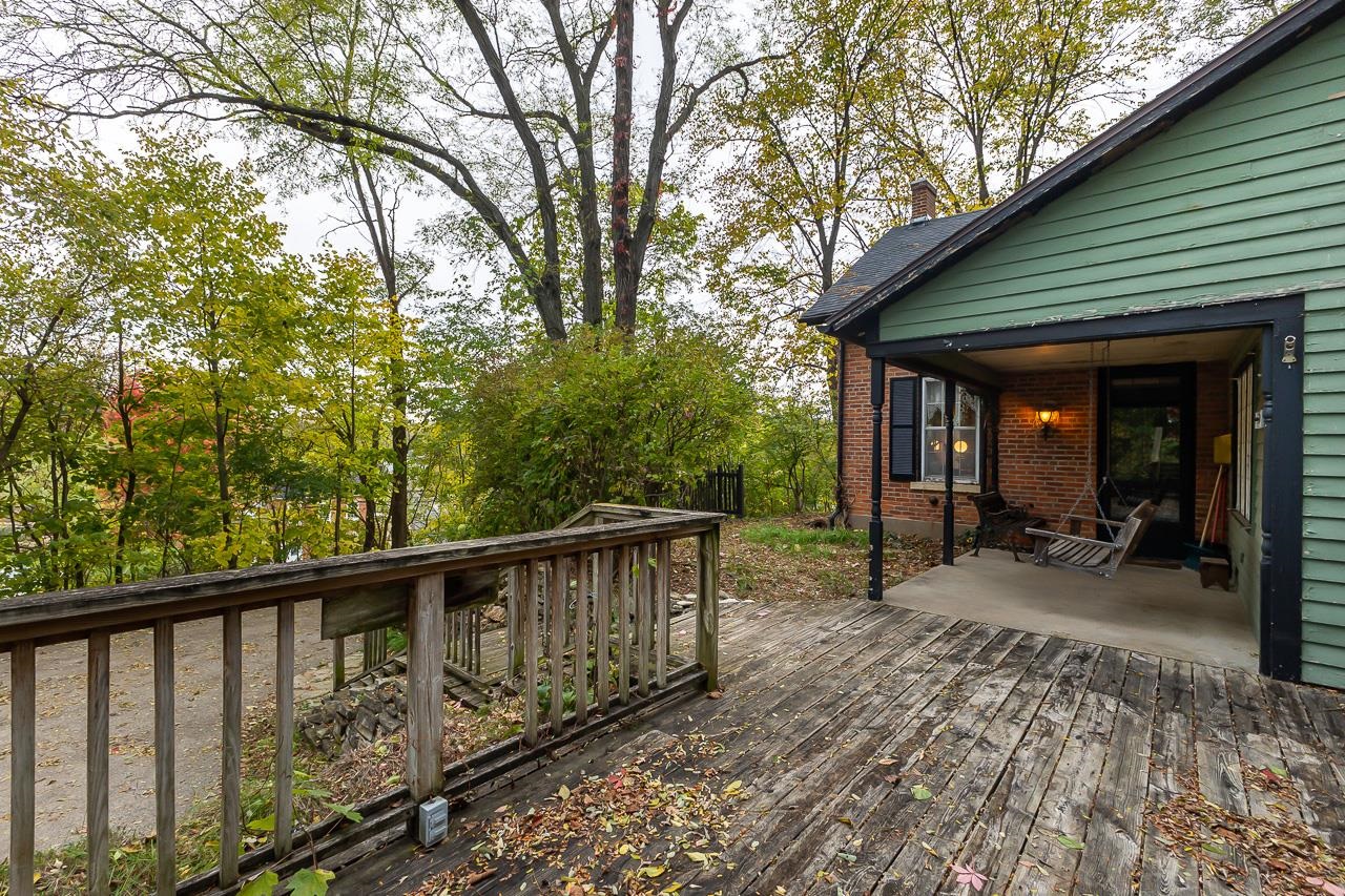 514 3rd Street Galena, IL 61036 - Photo 3 of 25 a view of a chair and tables in the balcony