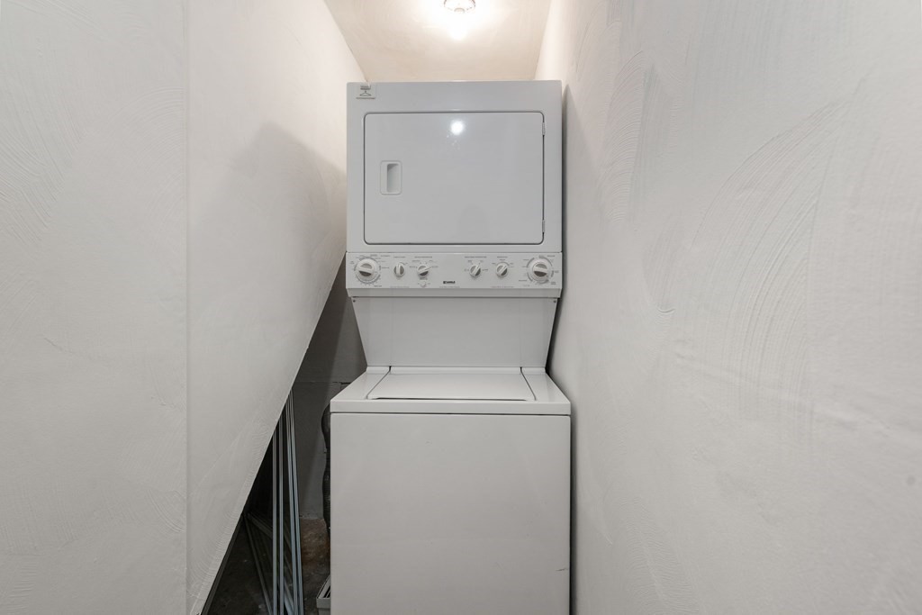 352 Commonwealth Avenue, Unit 2 Boston, MA 02115 - Photo 19 of 25 a utility room with dryer and washer