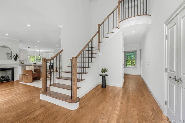 1 Kewanee Road New Rochelle, NY 10804 - Photo 22 of 36 a view of entryway and hall with wooden floor