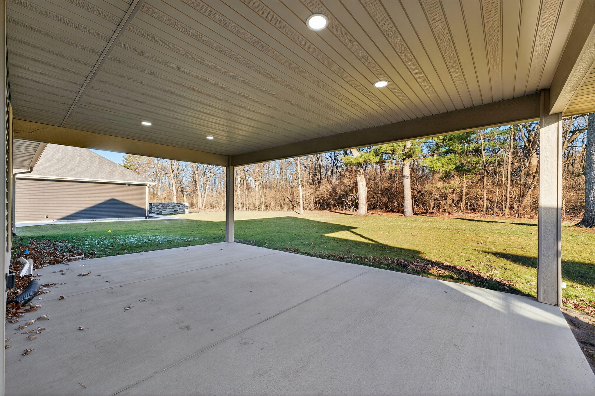 1611 Elderberry Street Southeast De Motte, IN 46310 - Photo 29 of 31 a view of a house with a big yard