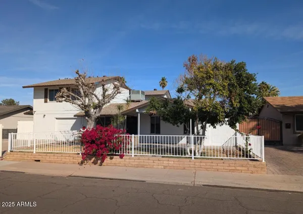 a view of a house with a outdoor space