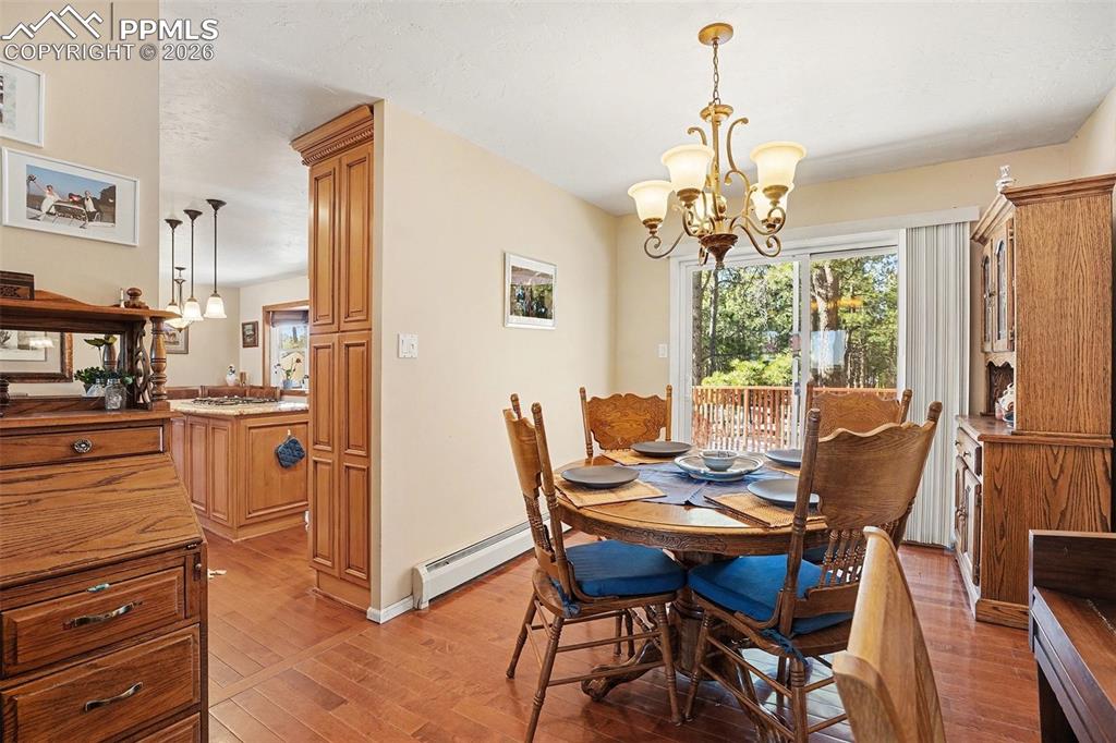 8265 Tannenbaum Road Colorado Springs, CO 80908 - Photo 8 of 50 a dining room with furniture and window